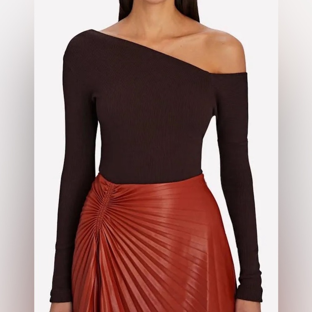 Enza Costa one shoulder sweater